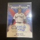 2025 Topps Series 2 Juan Soto Yankees Postseason Performance Auto # /5#PPA-JS