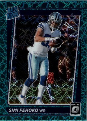 2021 Donruss Optic Teal Velocity #242 Simi Fehoko RR - FB