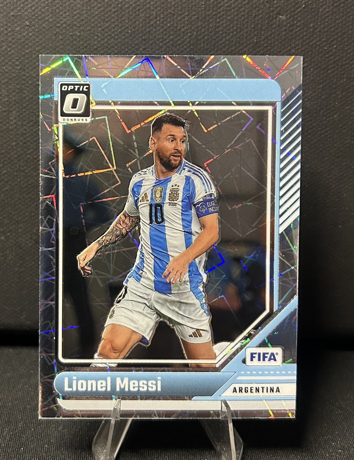 2024-25 Panini Donruss FIFA Optic Lionel Messi #80 Velocity Prizm