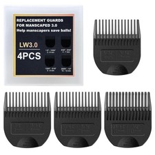 4 Pack Professional Guards for Manscaped Lawn Mower 3.0- Fit the Lawn Mower 3.0