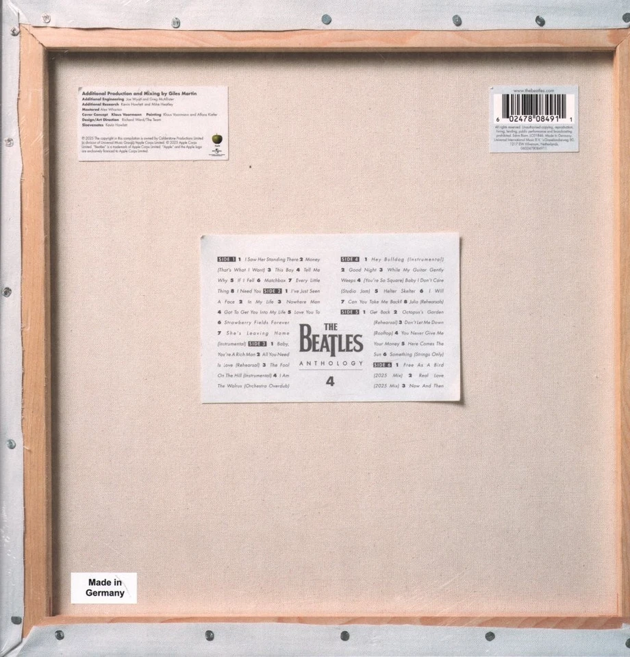 Beatles Anthology 4 triple LP vinyl Europe Umr/Calderstone 2025 3 LP set in - Image 2 of 3