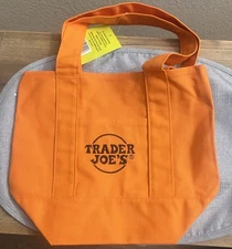 👻NEW Trader Joe’s Mini Halloween Tote Bag (Orange) 🎃