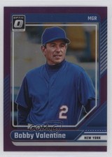 2024 Panini Donruss Optic Purple Prizm 1/49 Bobby Valentine #100 19lw