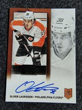 OLIVER LAURIDSEN Rookie Ticket Autograph Card 2013-14 Panini Contenders