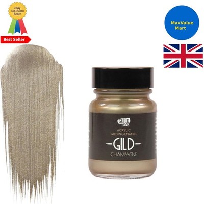 30 ml GILD Champagner Gold Emaille Farbe - einfache Anwendung für Handwerker