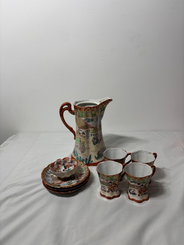 Chinese porcelain set Rose Medallion Qing dynasty