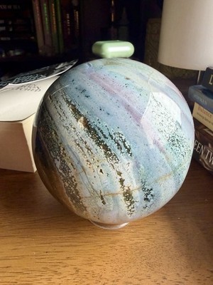 XL  Blurple  Pastel Sea Jasper Sphere