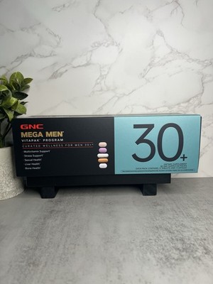 GNC Mega Men Vitapak Program 30+ Men s Multivitamin 30 Packs 120 Ct Exp 04/27