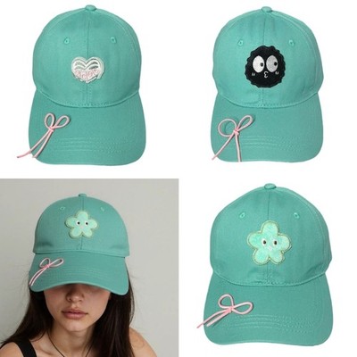 Cute Embroidered Baseball Caps With Adjustable Fit Summer Accessory