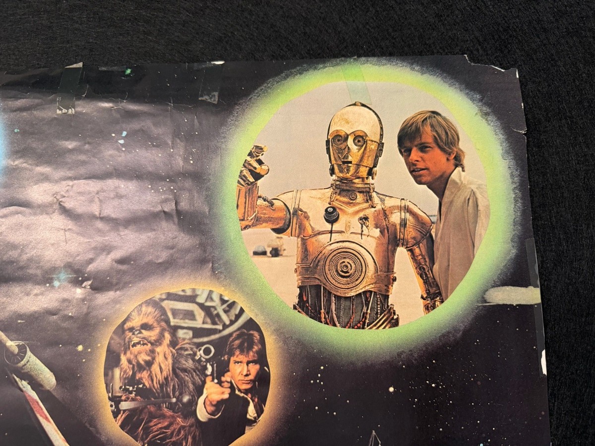 STAR WARS VINTAGE 1977 X-WING ORIGINAL POSTER 20X28 | eBay