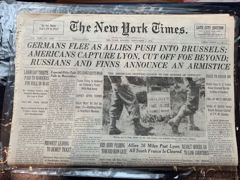 ny times, sept 4,1944