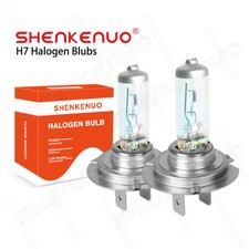 2 x H7 Halogen 12V 100W Super Bright Upgrade Headlight Bulb-150 More Light