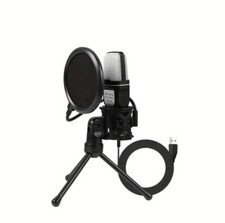 RGB usb microphone, with stand and blowout net