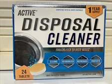Active Sink Garbage Disposal Cleaner Tablets 24 ct Septic Safe Sink Deodorizer