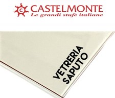 VETRO CERAMICO 21,5cm x 25cm spessore 4mm x stufa a legna ( Castelmonte)