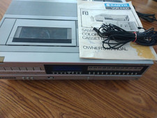 Sanyo Beta VCR Model 4400 w/corded remote & owners manual--Untested PARTS ONLY
