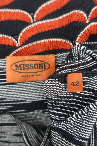 Missoni Women's Multicolor Sleeveless Dress Size 42 Italy Wool Blend Knit! - Picture 6 of 6