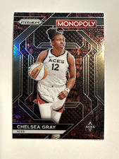 Chelsea Gray 2024 Prizm WNBA Monopoly Red Black Icons #WNBA12