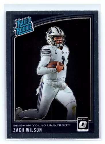2021 Panini Chronicles Draft Picks Zach Wilson 204 Optic Rated Rookie
