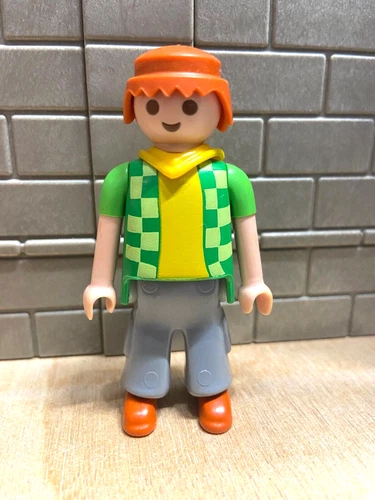 Playmobil man's character baggy tagger roller 11 - for custom rare vintage