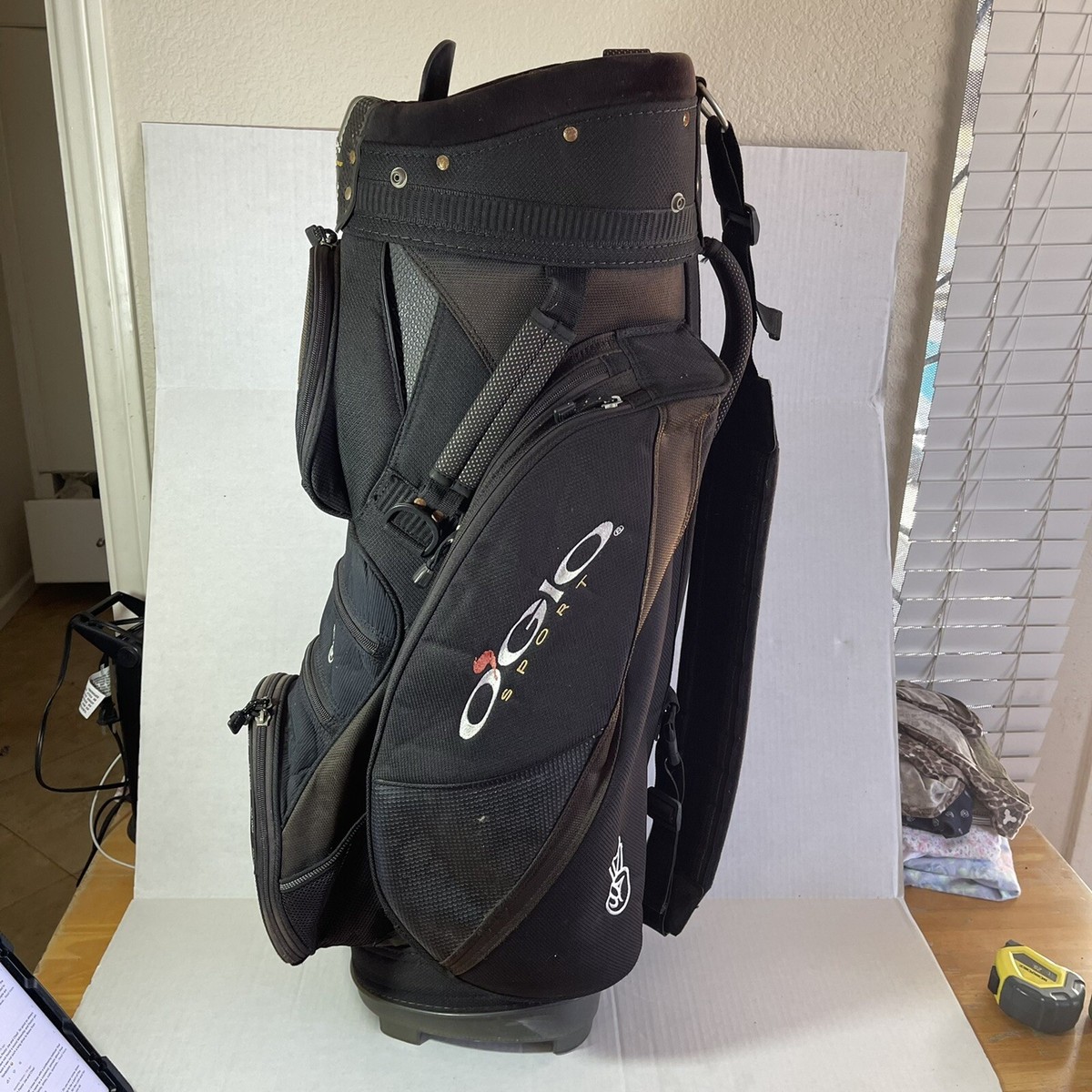 OGIO SPORT Stealth Cart Golf Bag Black 6 Way 9 Zips No Cover | eBay