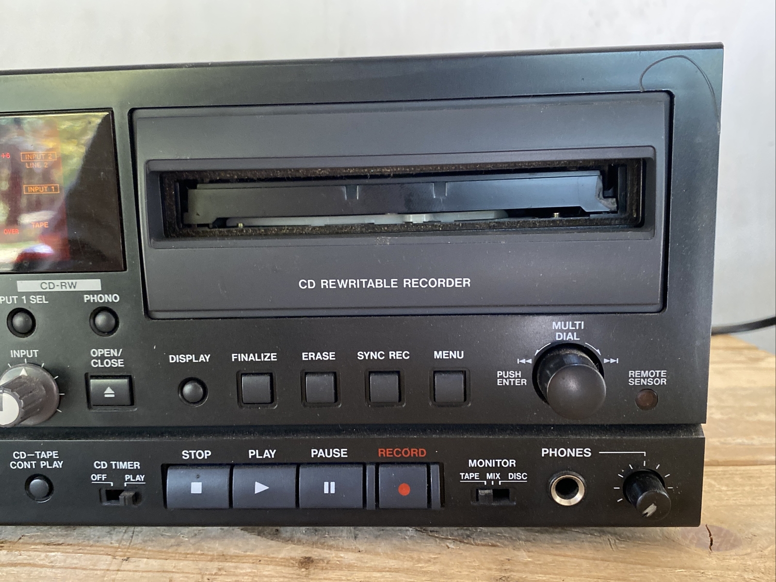 Tascam CC222 Professional Cassette/CD Recorder Combo Tested Working