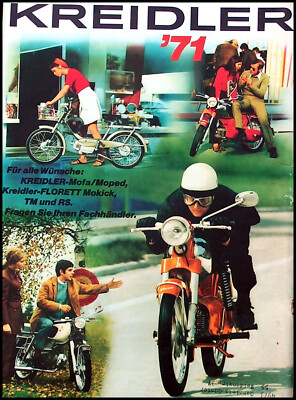Kreidler Florett Mokick, TM, RS Advertising 1971 