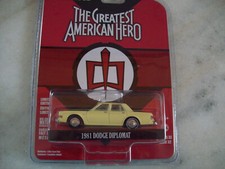 GREENLIGHT 1/64 1981 DODGE DIPLOMAT DIECAST
