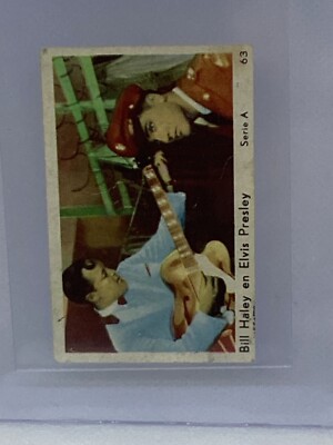 1957 Finnish Jenkki  Film Stars Serie A #63 Bill Haley & Elvis Presley