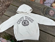Zara Kids White New York Hoodie 6-7