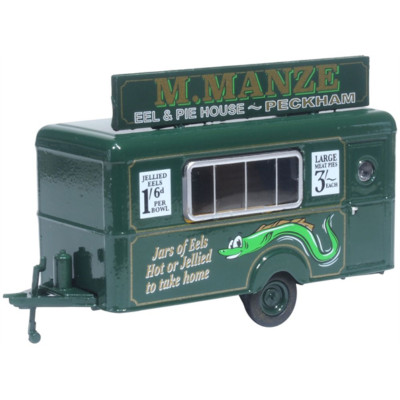 Oxford 87TR018 Mobile Trailer M Manze Jellied Eel 1/87