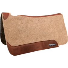 Reinsman Square Wool Contour Saddle Pad 3/4" Thickness Wool Bottom