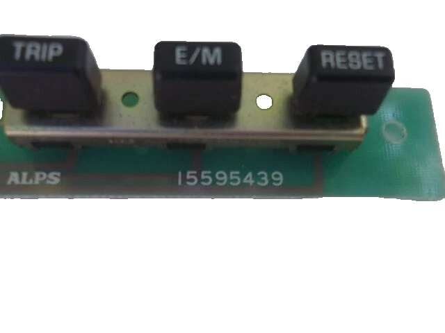 Chevrolet Astro 1989 interruptor de reinicio de viaje, pantalla de información del conductor 15595439 OEM Foto 3 de 4