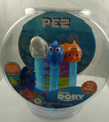 Fishbowl Pez Finding Dory Disney never opened limited edition new