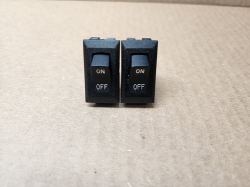(2) SIGMA SNAP-IN ROCKER AUTO RV ON/OFF BLACK SWITCH 20A 15A 14V 12V ...