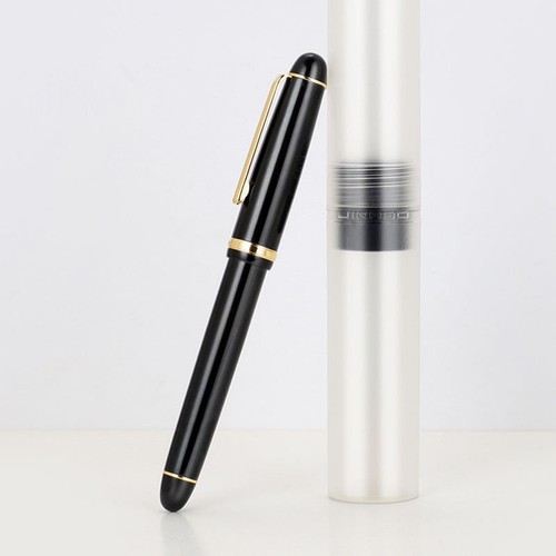 Acrylic Fountain Pen Metal Gold Clip Fine EF M Nib Writing Pen For JinHao X350