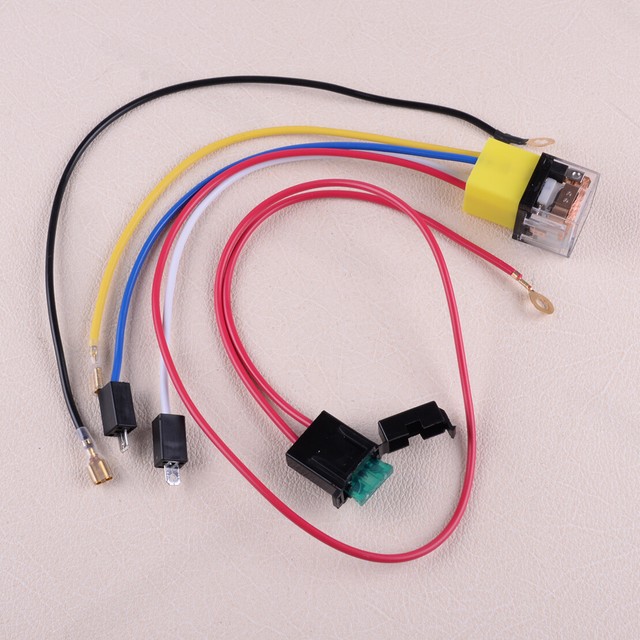 Dual Tone Electric Air Horn Wiring Harness Relay Kit fit for Universal
