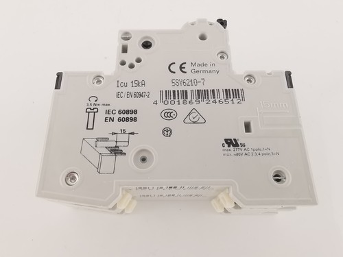 Siemens 5SY6210-7 C10 Leitungsschutzschalter 2-polig Sicherungsautomat - Bild 3 von 3