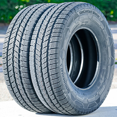 2 Tires Continental VanContact Winter 215/85R16 Load E 10 Ply Commercial