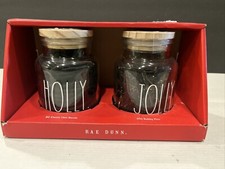 Rae Dunn Holly Jolly Set 80 Elastic Hair Bands 300 Bobby Pins