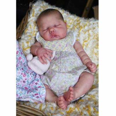 20inchs reborn Baby Puppe Weich Silikon-Vinyl Painted Hair Reborn Toddler Dolls