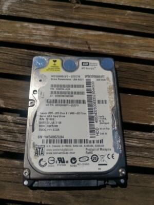Western Digital Scorpio Blue 320GB,Intern,5400RPM (WD3200BEVT) HDD (Hard Disk...