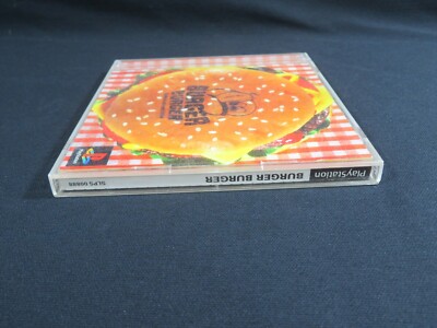 Burger ps1 Playstation sony play station Japan jp soft game
