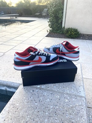 Size 8.5 - Nike Clark Atlanta University x Dunk Low Panthers