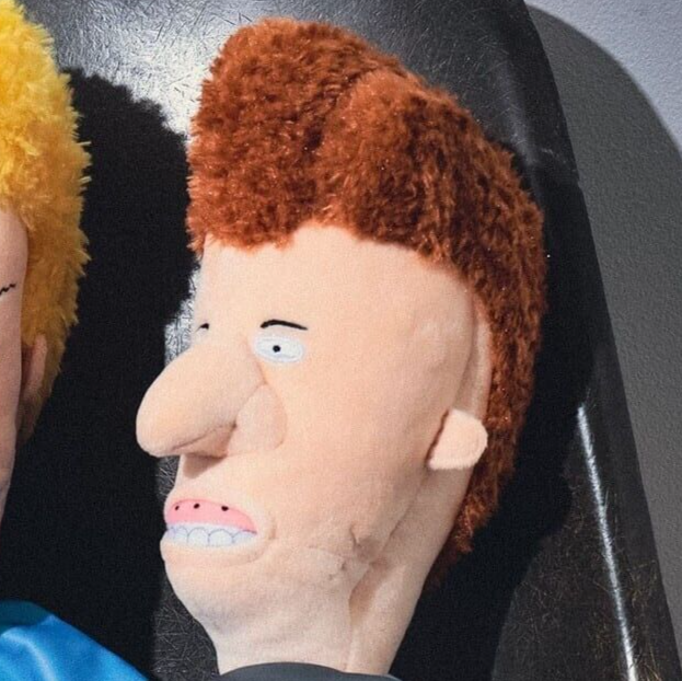 NICI x bPr BEAMS Collabo BEAVIS AND BUTT-HEAD (TM) Set of 2 Plush