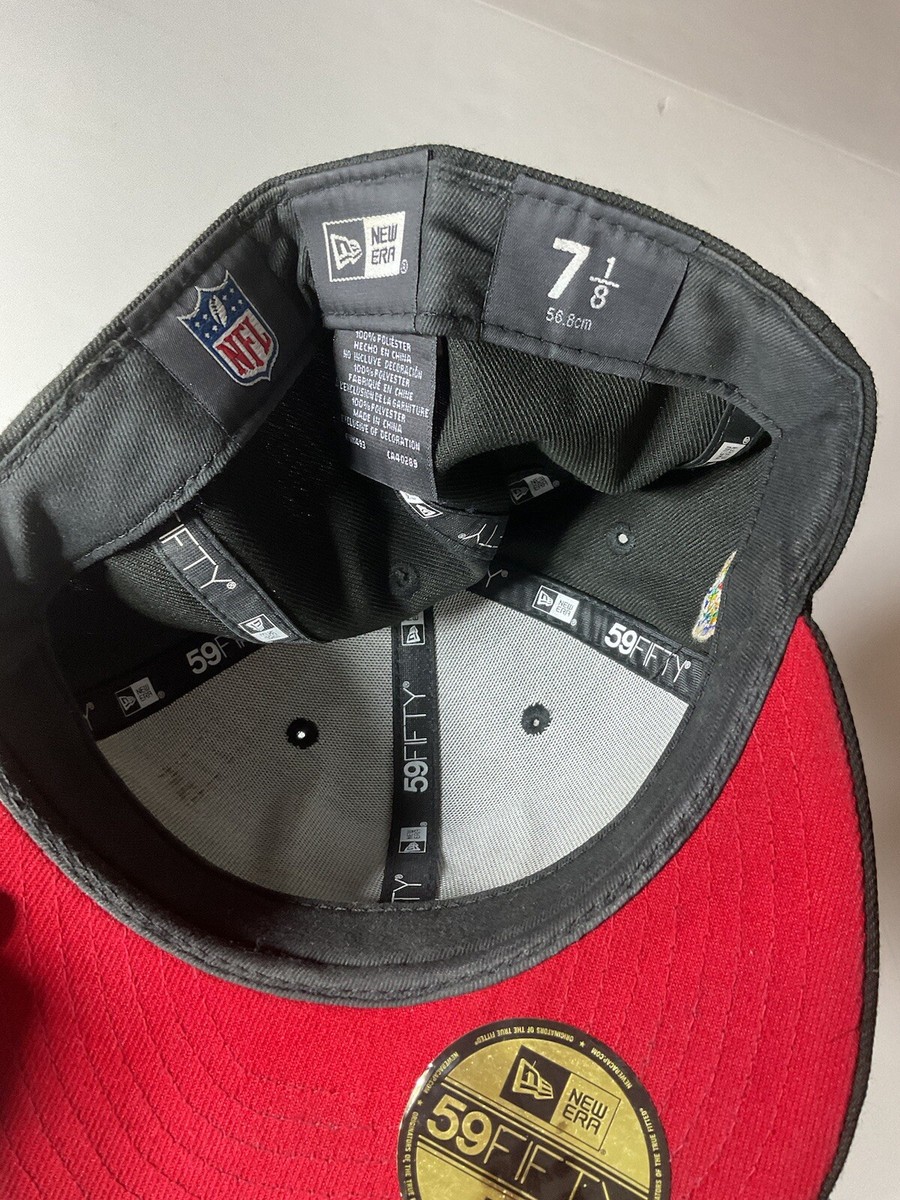 Oakland Raiders Hat Fitted 7 1/8 New Era 59fifty Hawaii 1998 Pro
