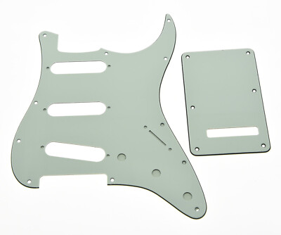 Elfenbein/Pergament ST Gitarren-Plektrum-Schutz Rückenplatte passt Fender Stratocaster
