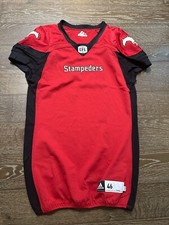 Calgary Stampeders Team Issued Blank Pro Cut CFL Football Game Jersey 46 RED HOM