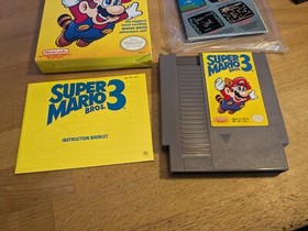 Super Mario Bros 3 Nintendo NES OVP CIB Rev A NTSC Near Mint