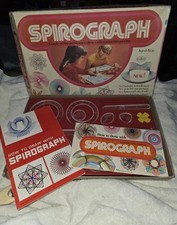 1972 Spirograph Drawing Art Craft Simple And Fascinating Way To Draw By Kenner